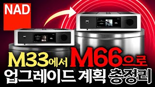 소리의 새로운 차원으로 올라간다! NAD M33에서 M66으로 업그레이드 계획 총정리-오디오 기변 가이드 #nad #loudspeaker #hifi