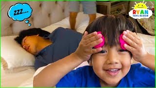 Don't Wake Daddy Challenge In Real Life Pretend Play Fun!!!