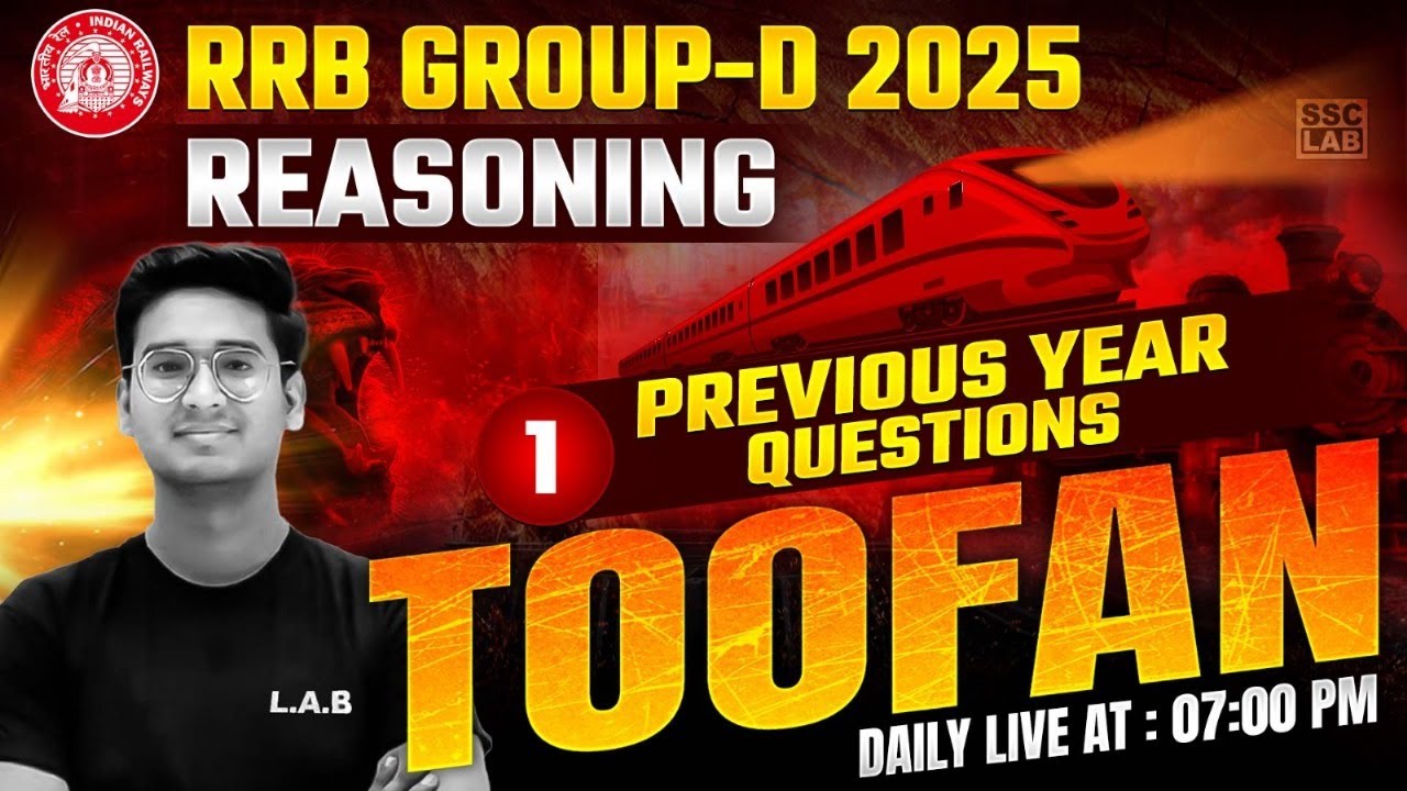 Railway Group D 2025 Rrb Group D Reasoning Classes 2025 Group D