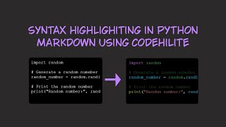 Syntax Highlighting in Python Markdown using Codehilite