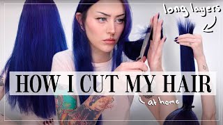 THE ULTIMATE HAIR CUTTING GUIDE with long layers! + GIVEAWAY! 🎁