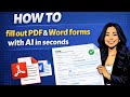 How to fill out PDF forms in 26 seconds with AI | Instafill.ai Demo