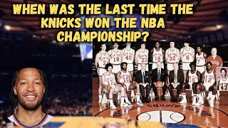 DISCOVER the EPIC year the KNICKS won the NBA CHAMPIONSHIP!! NEW YORK KNICKS NEWS TODAY
