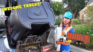 The Truck Song for Kids | Trucks for Kids | Handyman Hal Explores Garbage Trucks