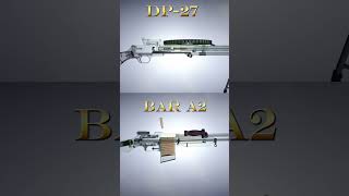 DP-27 BAR-M1918-A2 MACHINE GUNS