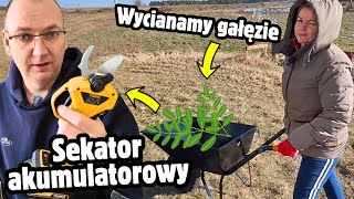 Kupiliśmy taczkę i sekator akumulatorowy !!! - Wycinamy Akacje !!! - Monia czyści piecyk na pellet !