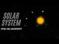 Animated Solar System with HTML, CSS & JavaScript #coding #cssanimation