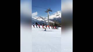 Clément noel slalom challenge des moniteurs Val cenis