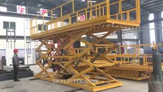 SKYSTAIR Electric Scissor Lift for cargo transport