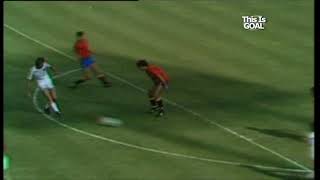 Goal! Eric Gerets. UEFA European Football Championship 1980. Group Stage. Belgium - Spain