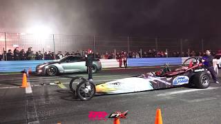 Dragster Chevrolet Nitro El Zonda vs Nissan GTR MOS Racing |ENFIERRADOS.COM|