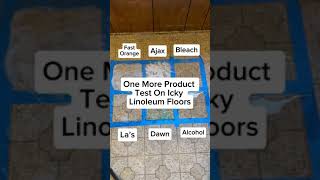 Testing products on beat up linoleum #cleaning #clean #cleanwithme #cleaningproducts #viralvideo