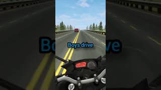 girls vs boys drive/subscribe # traffic rider