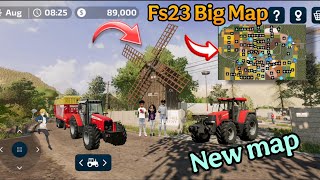 Fs23 new map mods 1.65GB ! Fs23 Big Map ! fs23 indian tractor Dawnload link ! fs23 new map ! new mod