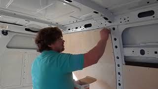 WOODMAN: How to ply lining a van (side lining)