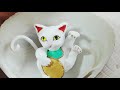 招き猫を粘土で作ろう♪