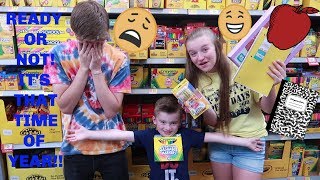 BACK TO SCHOOL SUPPLIES SHOPPING 2019