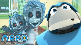 Arpo the Robot | Scary Kids! | Best Moments | Funny Cartoons for Kids | Arpo and Daniel