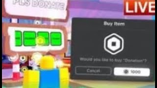 🔴PLS DONATE LIVE [Donating Viewers] 💸+ Raising ROBUX 😁