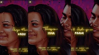 💔அஞ்சு நாள் வரை அவள்💔|Venmathi Venmathiyae🥀|Harris Jayaraj|love Failure🥀|#DP_Creation_Official_BGM_