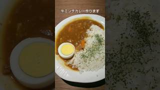 牛ミンチカレー作ります #foodshorts