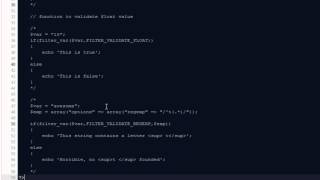 Validating and Sanitizing Data Using Php Filters