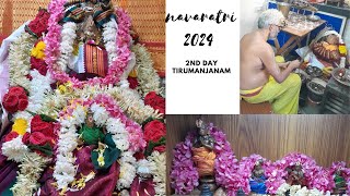 Navaratri 2024 |Day Two | Thirumanjanam | #vsssatsangam