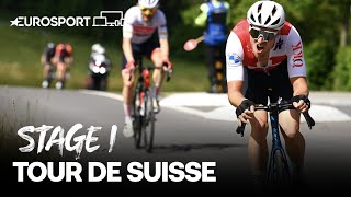 2022 Tour de Suisse - Stage 1 Highlights | Cycling | Eurosport