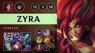 Zyra Jungle vs Graves: Triple Kill, Legendary - NA Master Patch 25.S1.1