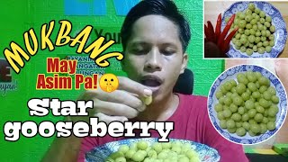 GOOSEBERRY/CARAMAY MUKBANG with SILI, VINEGAR \u0026salt sauce(BANGKILING)