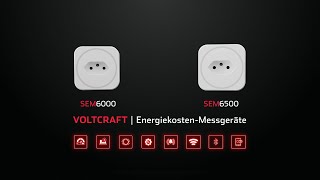 VOLTCRAFT Energiekostenmessgerät SEM 6000 und SEM 6500 für Smartphone und Tablet