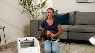 PurrTek Light Robot Cat Litter Box: Quiet, Durable, Self-Cleaning Litter Box for Odor-Free Homes!