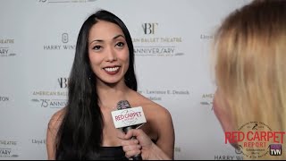 Stella Abrera Interviewed at American Ballet Theatre Holiday Benefit #ABTBallet