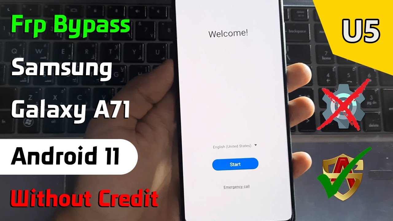 Frp Bypass Samsung Galaxy A71 SM-A715F U5 Android 11 | Without Credit ...