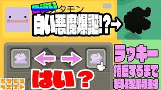 同じ技２つとか意味あるの???【ラッキー狙っていたら色違い白い悪魔が誕生しました･･･】ポケモンクエスト