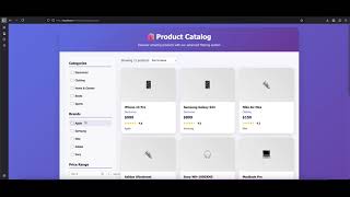 E-commerce Filter Page with HTML CSS JavaScript | Responsive Product Filter UI + Github link