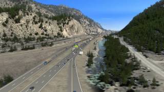 Traffic Simulation Left Managed Lane Option