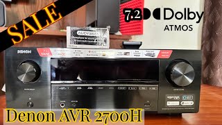 பட்ஜட் விலையில் Denon AVR X2700H 7.2 Dolby Atmos 8K Network AV Receiver For SALE