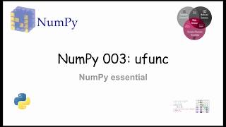 NumPy Essential 003: ufunc