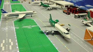 Lego City Airport - Brick Wonders - Huge LEGO Airport Layout | Stop-Motion Animation