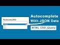 jQuery UI Autocomplete input field with JSON Data