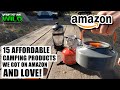 15 AFFORDABLE CAMPING PRODUCTS WE GOT ON AMAZON AND LOVE!