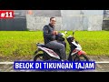 CARA BELOK MOTOR MATIC DI TIKUNGAN TAJAM 🛵