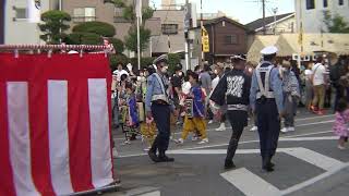 花崎町の手古舞さんが放送ブース前を通過しました♪ 成田祇園祭2022中日にて　2022年7月9日　 00039