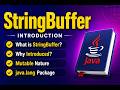 What is StringBuffer| Mutable Class | String vs StringBuffer |Why introduced|    Interview Question