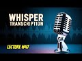 Transcribe AUDIOwith OpenAI WHISPER– Full Guide with PYTHON