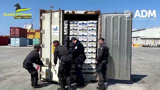 Italy: police seize $880 million of cocaine