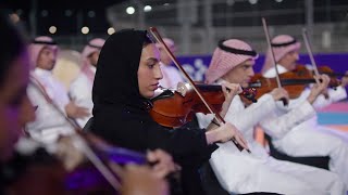 The saudi version of the famous formula 1 theme music