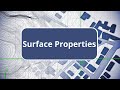 TBC - Surface Properties - Surface Modeling Edition Commands
