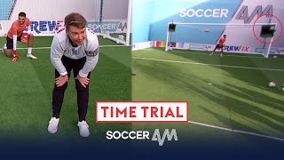 Can James Allcott beat Chunkz's time?  😮 | Soccer AM Time Trial